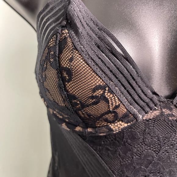 Adore Me Black Lace Bodysuit Lingerie Size XS NWT - Picture 2 of 5